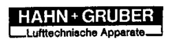 HAHN + GRUBER Lufttechnische Apparate