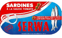 SARDINES À LA SAUCE TOMATE SARDINES WITH TOMATO SAUCE SERWA