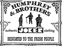 HUMPHREY & BROTHERS authentic JOKER clothing