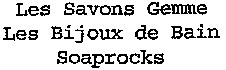 Les Savons Gemme Les Bijoux de Bain Soaprocks