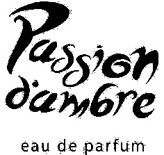 Passion d'ambre eau de parfum