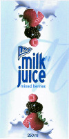 Lase milk n juice mixed berries