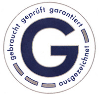 G gebraucht geprüft garantiert ausgezeichnet
