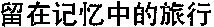 Liu zai ji yi zhong de lu xing.