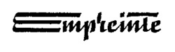 Empreinte