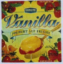 DANONE Vanilla JOGHURT AUF FRUCHT