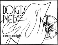 DOIGTS NETS rince-doigts