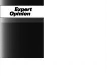 Expert Opinion