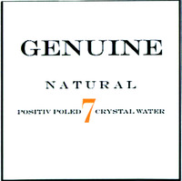 GENUINE NATURAL POSITIV POLED 7 CRYSTAL WATER