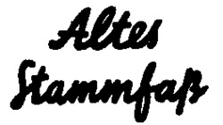 Altes Stammfass
