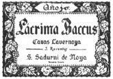 Lácrima Baccus