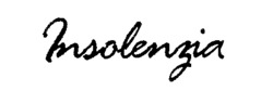 Insolenzia