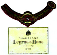 CHAMPAGNE Legras & Haas à Chouilly BRUT