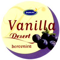 Dukat Vanilla Desert borovnica