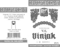 RUBIN ORIGINALNI V.S. Vinjak