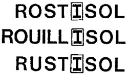 ROSTISOL ROUILLISOL RUSTISOL