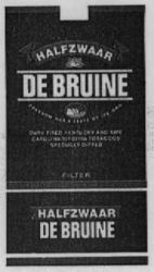 HALFZWAAR DE BRUINE