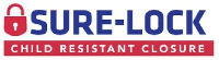 SURE-LOCK CHILD RESISTANT CLOSURE