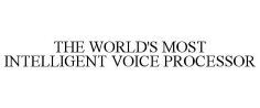 THE WORLD'S MOST INTELLIGENT VOICE PROCESSOR