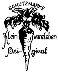 SCHUTZMARKE Klein-wanzleben Ori-ginal