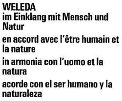 WELEDA im Einklang mit Mensch und Natur