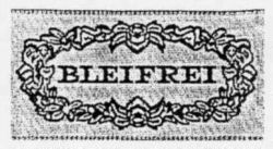 BLEIFREI