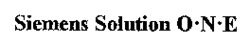 Siemens Solution O.N.E