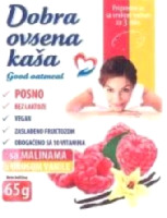 Dobra ovsena kaša sa MALINAMA I UKUSOM VANILE
