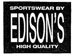 SPORTSWEAR BY EDISON'S HIGH QUALITY