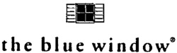 the blue window