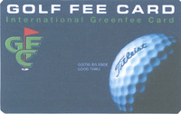 GOLF FEE CARD