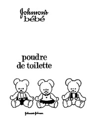 Johnson's bébé poudre de toilette