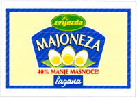 zvijezda MAJONEZA 40% MANJE MASNOCE! lagana
