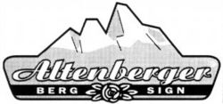 Altenberger BERG SIGN