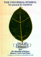 THE UNIVERSAL SYMBOL for peace & mankind m.k.d. 2000AD