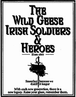 THE WILD GEESE IRISH SOLDIERS & HEROES